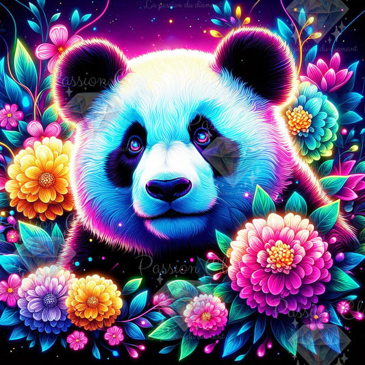 PRÉCOMMANDE - Doux panda - 70 x 70 cm